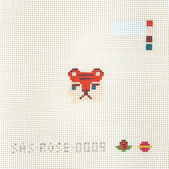 Saturnalia Stitching Rose Acolyte Tiny Tiger Needlepoint Canvas