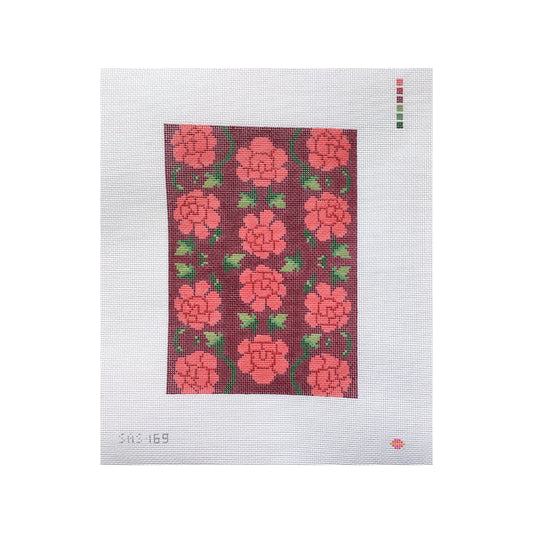 Saturnalia Stitching Rose E-Reader Case Needlepoint Canvas