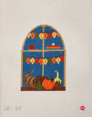 Saturnalia Stitching Serving Skies Needlepoint Canvas - 18M