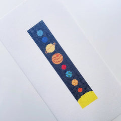 Saturnalia Stitching Space Key Fob Needlepoint Canvas