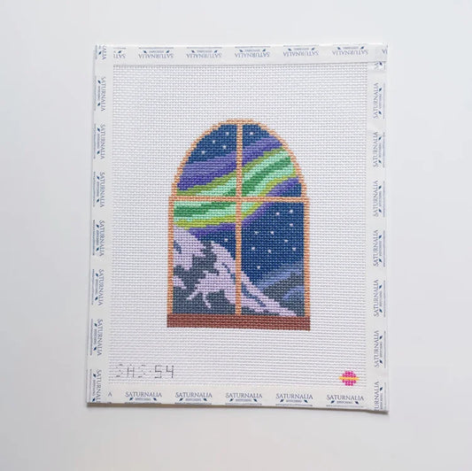 Saturnalia Stitching Stardust Skies Needlepoint Canvas - 13M