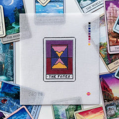 Saturnalia Stitching The Fates Tarot Card Needlepoint Canvas