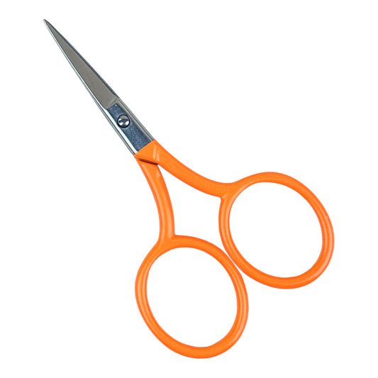 SChandworks Modern Small Sharp Scissors - Hot Orange