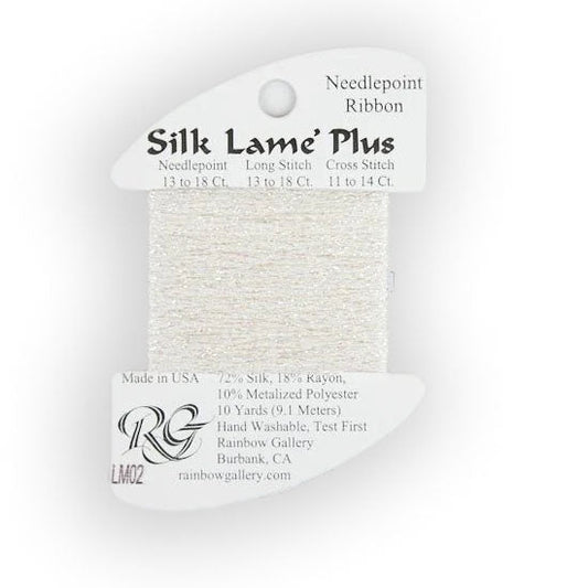 Rainbow Gallery Silk Lame Plus - 02 White