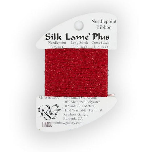 Rainbow Gallery Silk Lame Plus - 08 Red