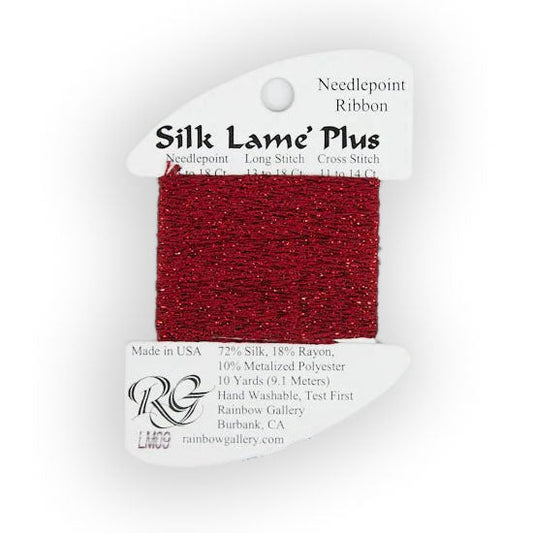 Rainbow Gallery Silk Lame Plus - 09 Dark Red