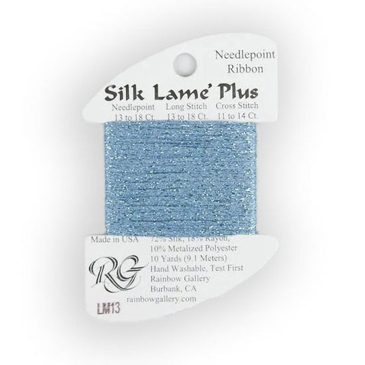 Rainbow Gallery Silk Lame Plus - 13 Sky Blue