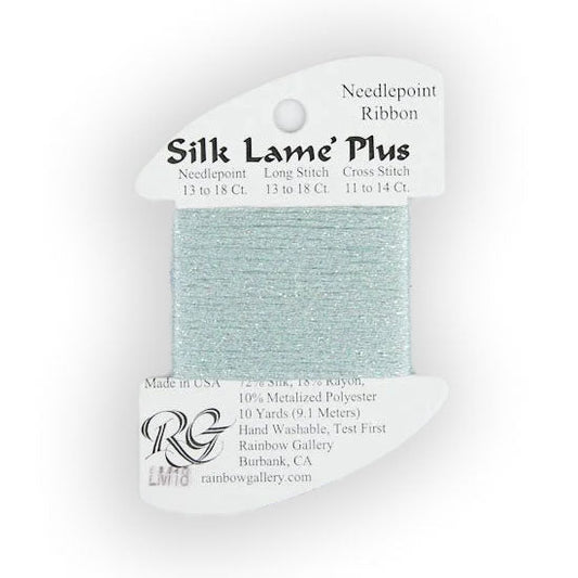 Rainbow Gallery Silk Lame Plus - 18 Surf Blue