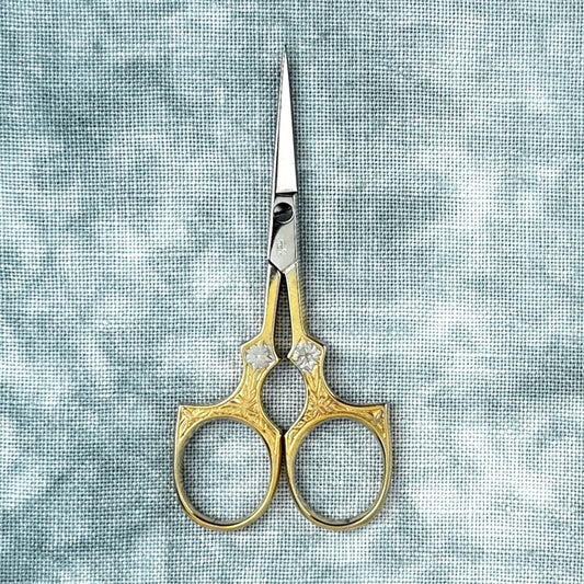 Solingen Gold Plated Star Embroidery Scissors