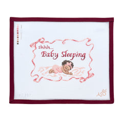 Spellbound Stitchery Baby Sleeping Girl Needlepoint Canvas