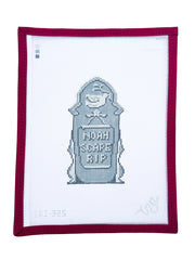 Spellbound Stitchery Noah Scape Headstone Needlepoint Canvas