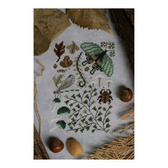 Sprouting Lupine Petrichor Nature Walk Cross Stitch Pattern