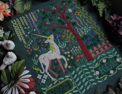 Sprouting Lupine The Unicorn's Garden Cross Stitch Pattern