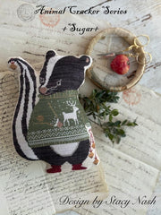 Stacy Nash Designs Animal Crackers Christmas Cookie Series Sugar Cross Stitch Pattern