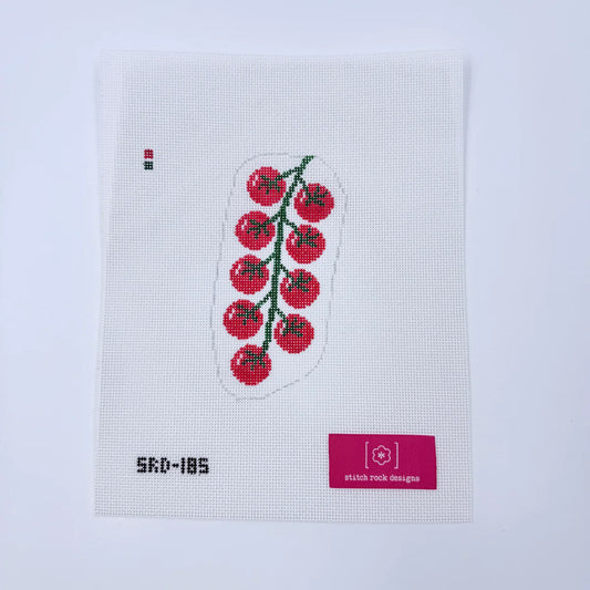 Stitch Rock Designs Cherry Tomatoes Needlepoint Canvas