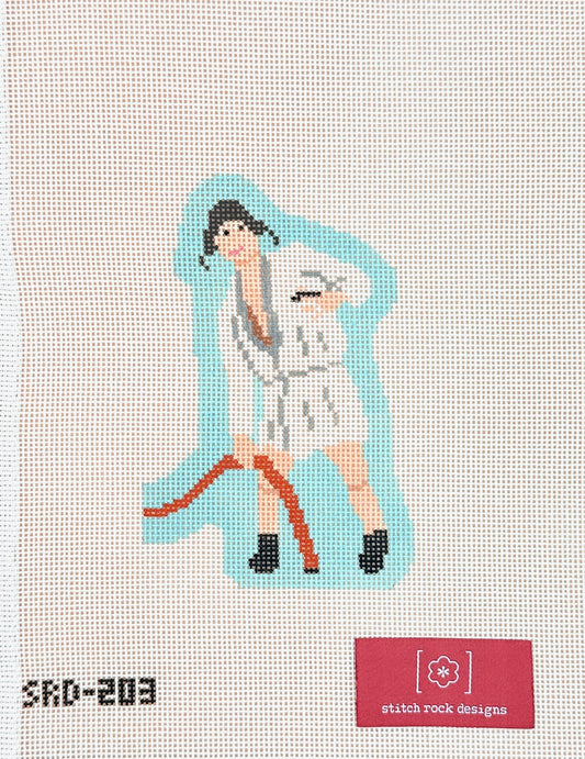 Stitch Rock Designs Cousin Eddie Needlepoint Canvas