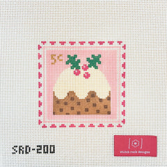 Stitch Rock Designs Figgy Pudding Stamp Needlepoint Canvas