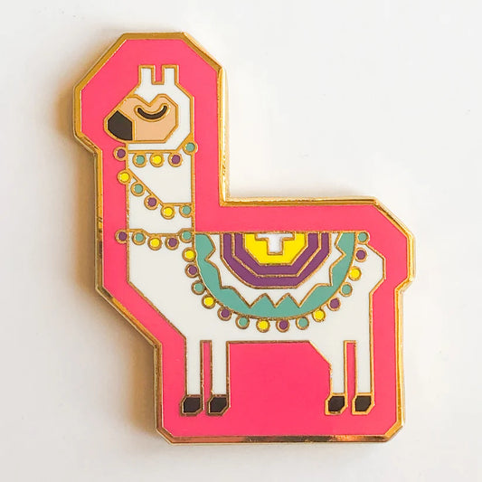 Stitch Rock Designs Pink Llama Needle Minder
