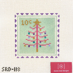 Stitch Rock Designs Tree Stamp Needlepoint Canvas