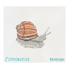 Stitch Style Alli Eagan Snail Needlepoint Canvas