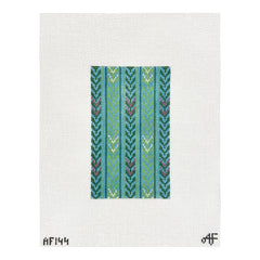 Stitch Style Anne Fisher Blue Trellis Needlepoint Canvas - Small 18ct
