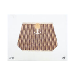 Stitch Style Anne Fisher Nantucket Basket with Anchor Needlepoint Canvas