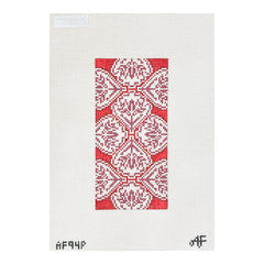 Stitch Style Anne Fisher Red and Purple Medallion Needlepoint Canvas