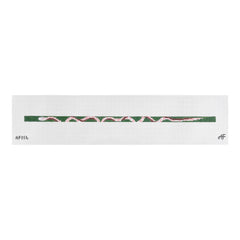 Stitch Style Anne Fisher Snake Wrap Bracelet Needlepoint Canvas - Green and Pink
