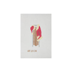 Stitch Style Santa Sled Needlepoint Canvas