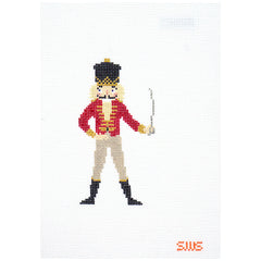 Stitching with Stacey Nutcracker Needlepoint Canvas