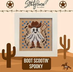 Stitchy Prose Boot Scootin' Spooky Cross Stitch Pattern