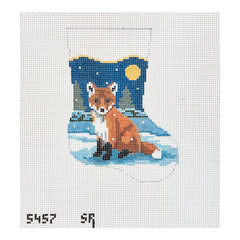 Susan Roberts Needlepoint Baby Fox Mini Stocking Needlepoint Canvas