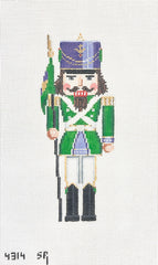 Susan Roberts Needlepoint Banner Guard Nutcracker Needlepoint Canvas