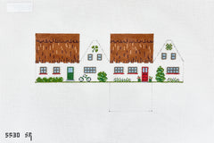 Susan Roberts Needlepoint Irish Cottage 3D Mini House Needlepoint Canvas