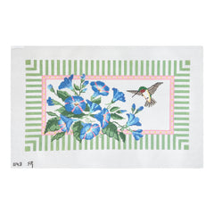 Susan Roberts Needlepoint Morning Glories with Hummingbird Needlepoint Canvas