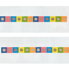 Susan Roberts Needlepoint Posie Patches Dog Collar Needlepoint Canvas