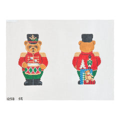 Susan Roberts Needlepoint Teddy Drummer Two Sided Needlepoint Canvas - 18M
