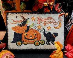 Teresa Kogut Creative Whims Hello Halloween Cross Stitch Pattern
