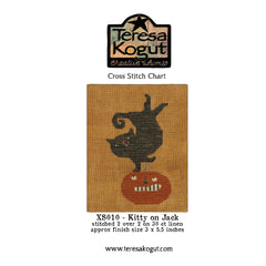 Teresa Kogut Creative Whims Kitty on Jack Cross Stitch Pattern