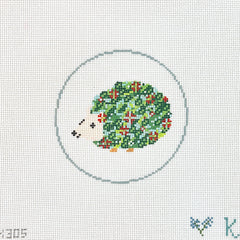 The Collection Designs Kay Irby Hedgehog Needlepoint Canvas