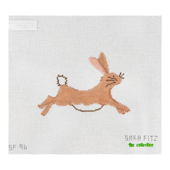 The Collection Designs Sara Fitz Rabbit Needlepoint Canvas