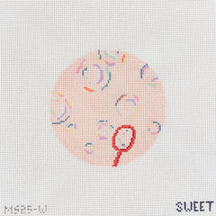 The Gingham Stitchery Kate Woodward Bubble Ornament with Wand Needlepoint Canvas