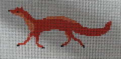 The Gingham Stitchery The Sheffield Collection Mr. Fox Needlepoint Canvas
