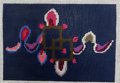 The Gingham Stitchery The Sheffield Collection Rug Motif Needlepoint Canvas