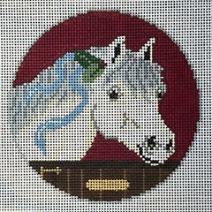 The Gingham Stitchery The Squirrel And The Snail My Favorite Things Cream Colored Ponies Needlepoint Canvas