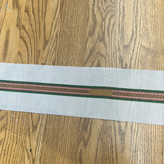 The Gingham Stitchery The Squirrel And The Snail Reins Belt Hunter Green Needlepoint Canvas