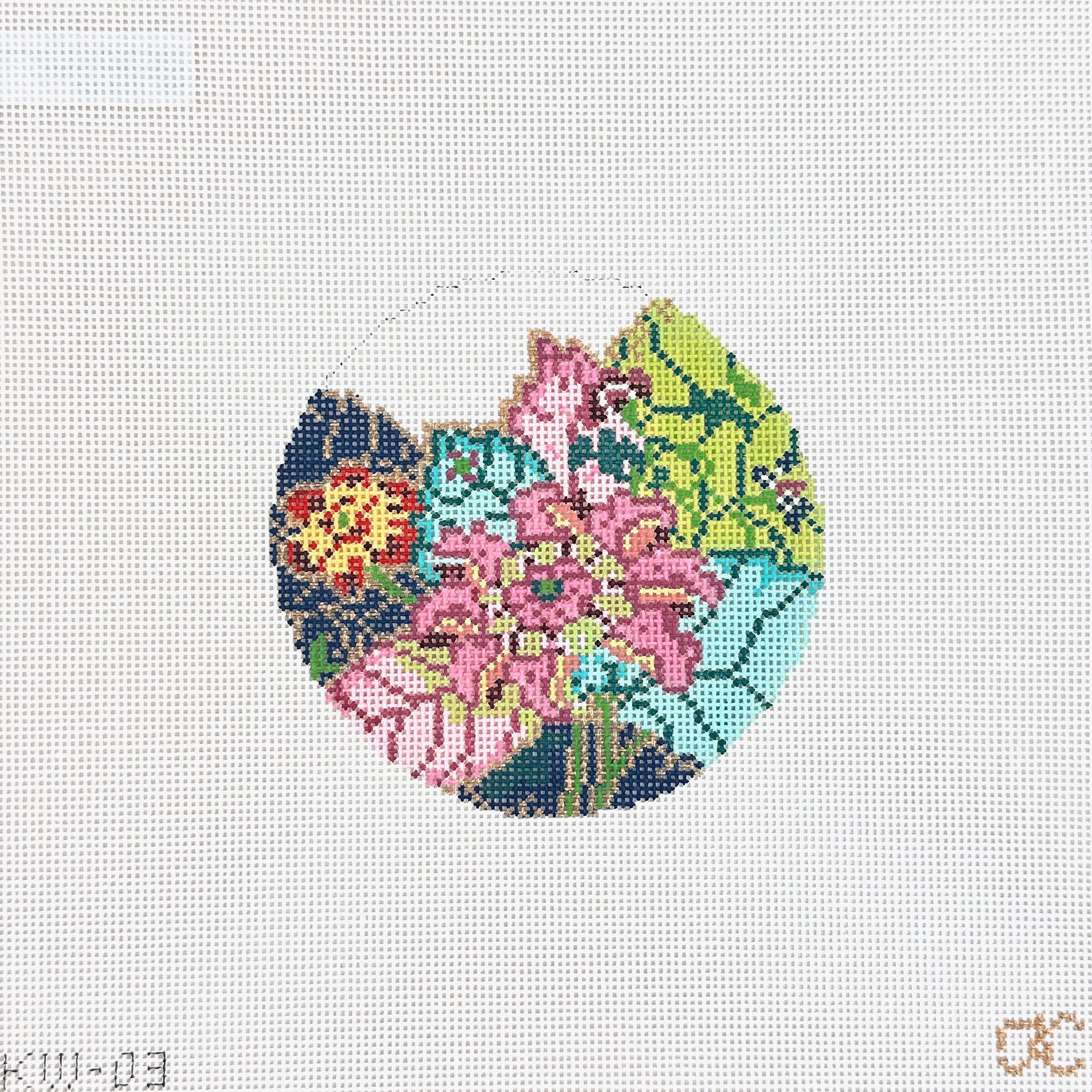 tobacco leaf needlepoint The Gingham Stitchery Kate Woodward Tobacco Leaf Round Needlepoint Can tobacco leaf needlepoint The Gingham Stitchery Kate Woodward Tobacco Leaf Round Needlepoint Can