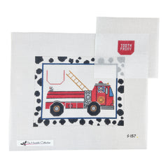 The Meredith Collection Tooth Fairy Fire Truck Needlepoint Canvas