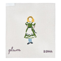 The Plum Stitchery Alice in Technicolor - Alice Needlepoint Canvas