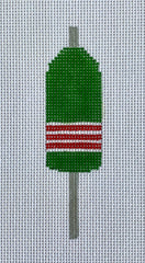 The Plum Stitchery Buoy Needlepoint Canvas - Green